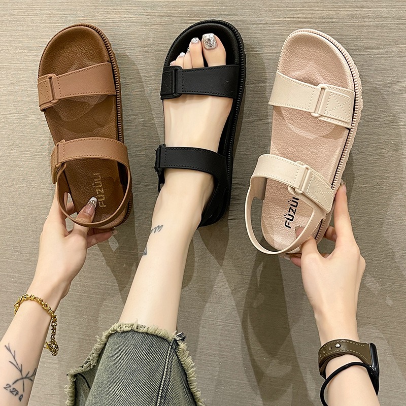Velcro Strap Sandal - Sandalias de Verano para Mujer -