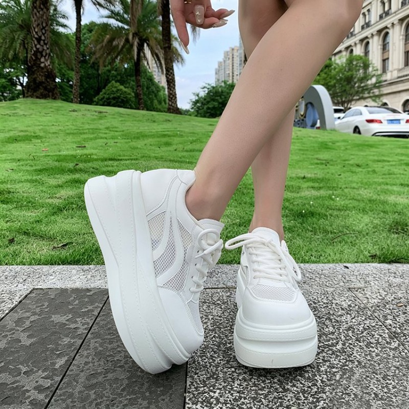 Mesh Trainer Breathable - Zapatillas deportivas de plataforma de malla
