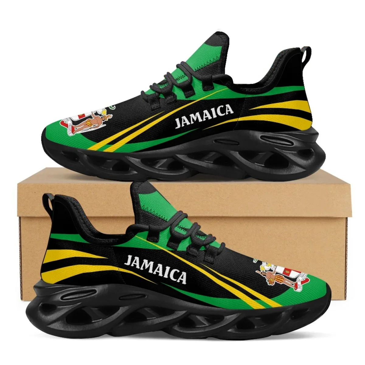 Men Shoes Trainers - Zapatos con estampado de bandera de