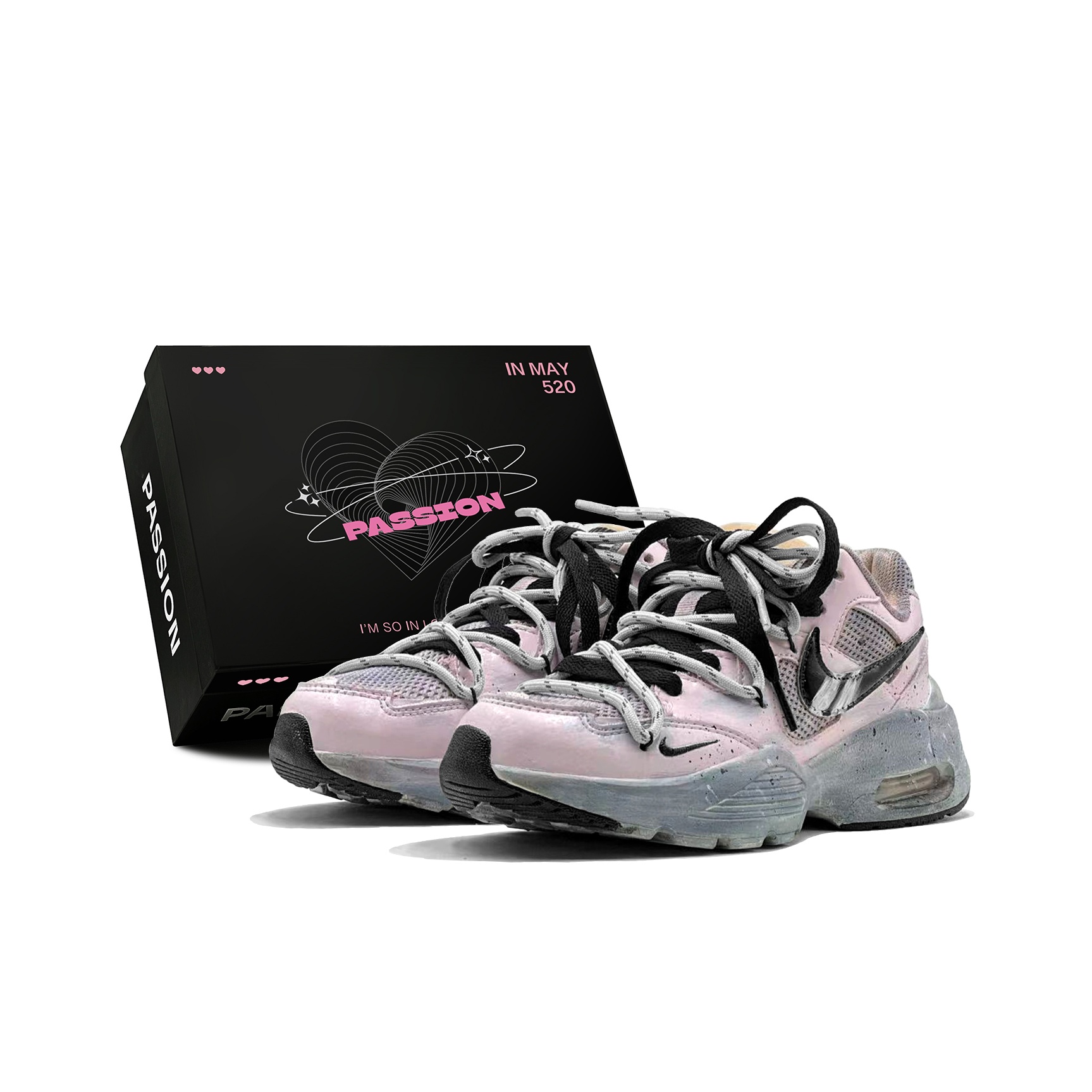 Men'S Shoes Nike Black - Nike Air Max Fusion Zapatillas para