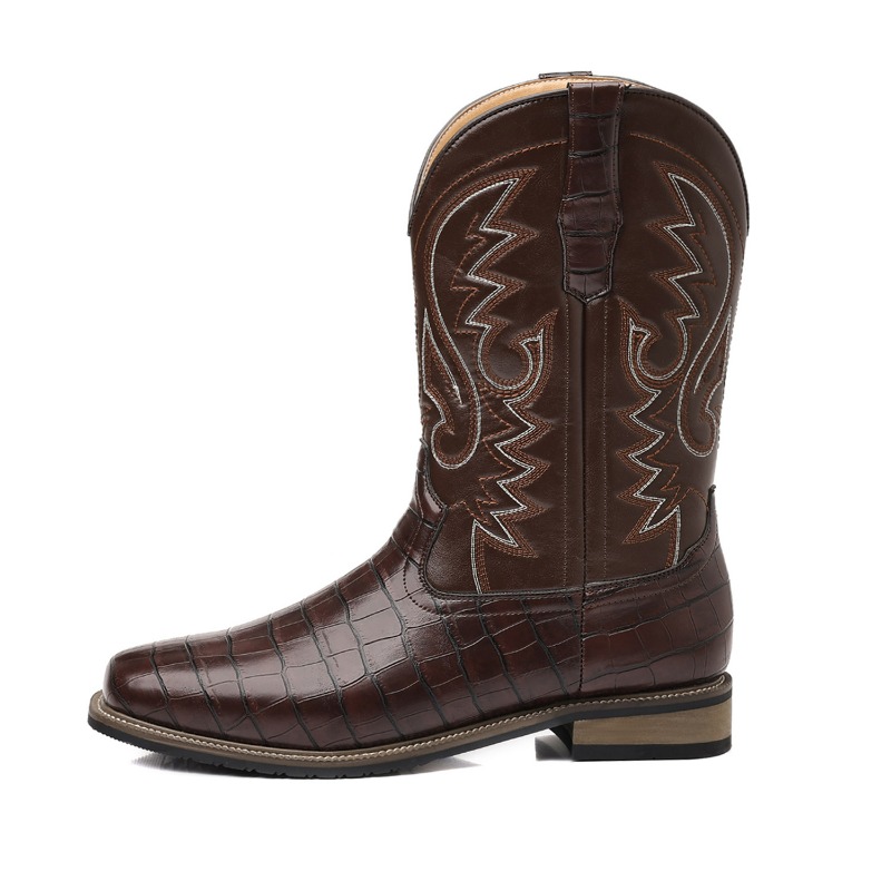 Men'S Shoes With Wide Toe Box - Botas de hombre con patrón de