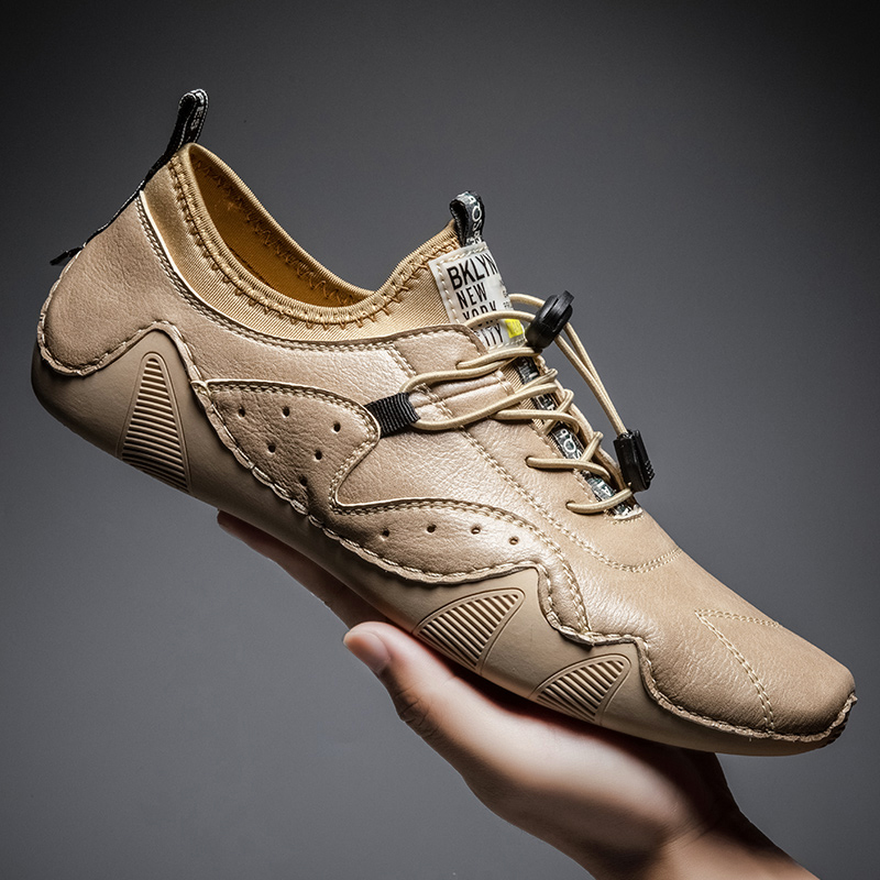 Men Shoes Zegna - Zapatillas de deporte informales de cuero