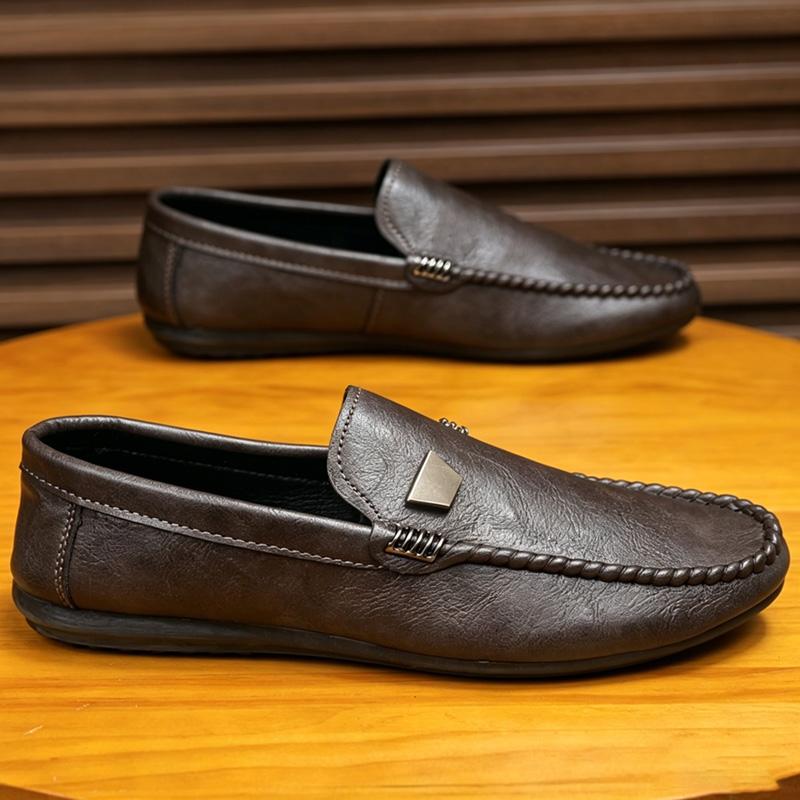 Men'S Shoes Hey Dude - Zapatos de Cuero para Hombre Estilo