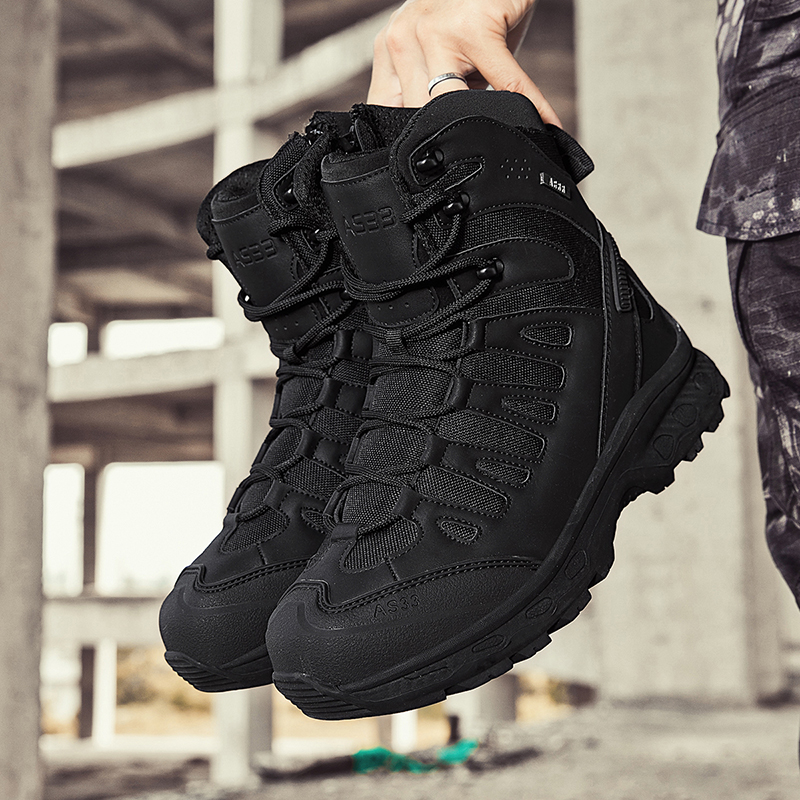 Men Shoes Branded - Botas tácticas para hombre con cordones,