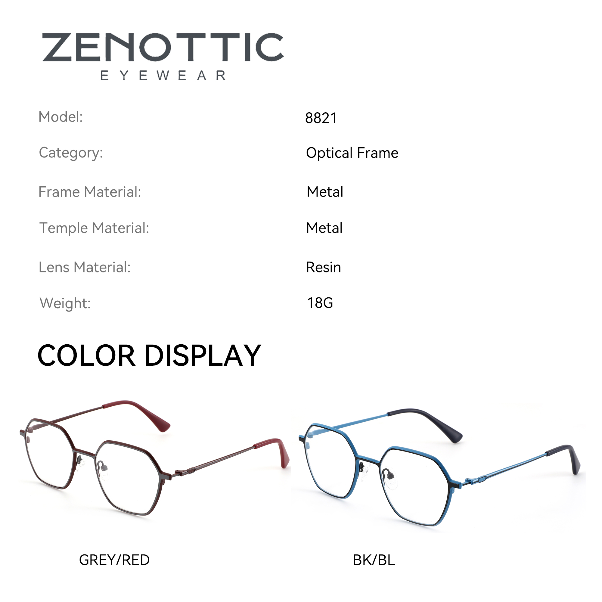 Gafas graduadas de metal ZENOT - Men Shoes Zegna reseña y precio