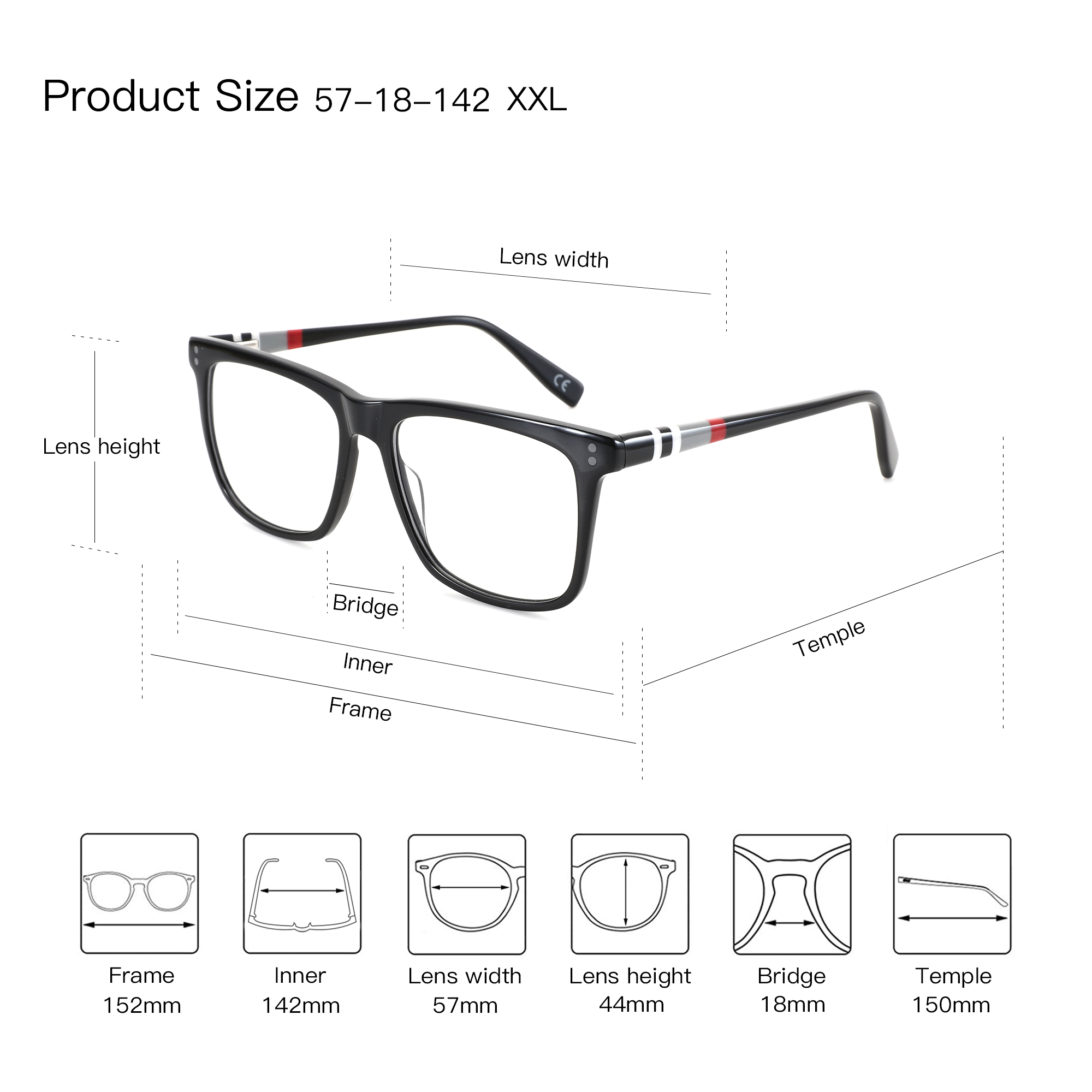 Gafas Ópticas ZENOTTIC XXL Cua - Men Shoes Zegna reseña y precio