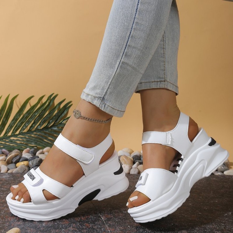 Nuevas Sandalias de Plataforma - Velcro Strap Sandal reseña y precio