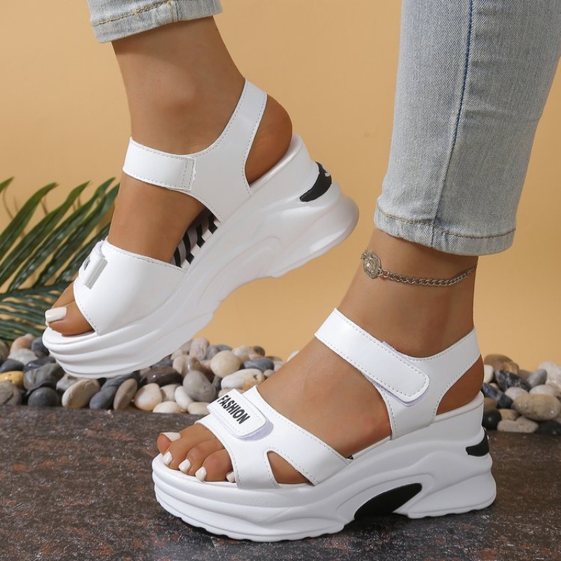 Nuevas Sandalias de Plataforma - Velcro Strap Sandal reseña y precio