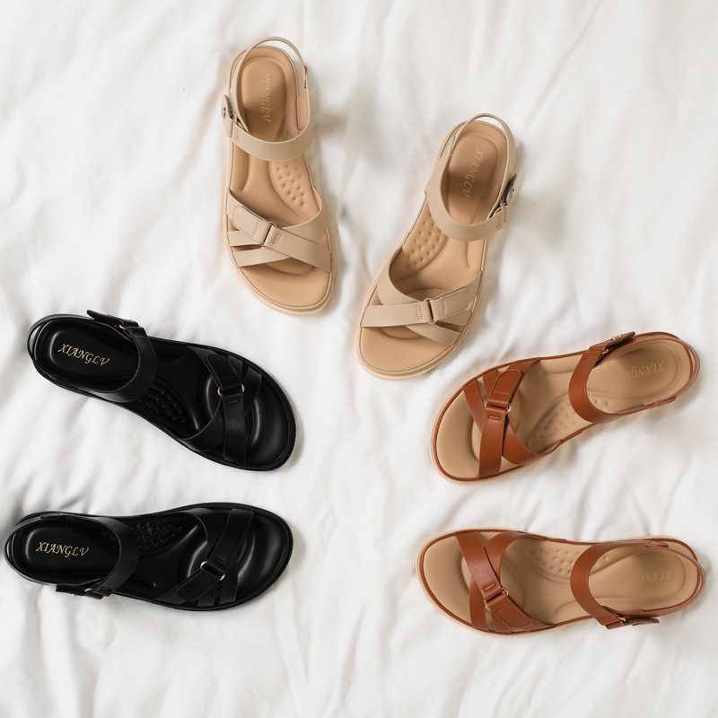 Sandalias casuales antidesliza - Velcro Strap Sandal reseña y precio