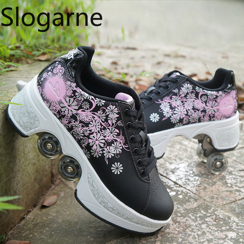 Zapatos de patines de 4 ruedas - Men Shoes Casual reseña y precio