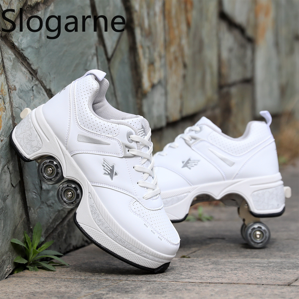 Zapatos de patines de 4 ruedas - Men Shoes Casual reseña y precio