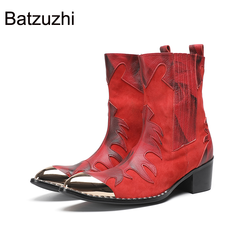 Botas de tacón alto de 6,5 cm  - Men Shoes Red reseña y precio