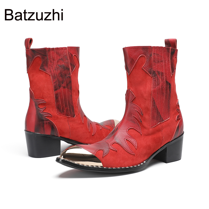 Botas de tacón alto de 6,5 cm  - Men Shoes Red reseña y precio