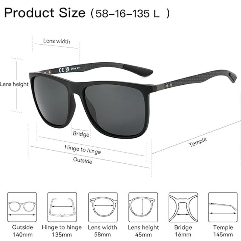 ZENOTTIC gafas de sol polariza - Men Shoes Zegna reseña y precio