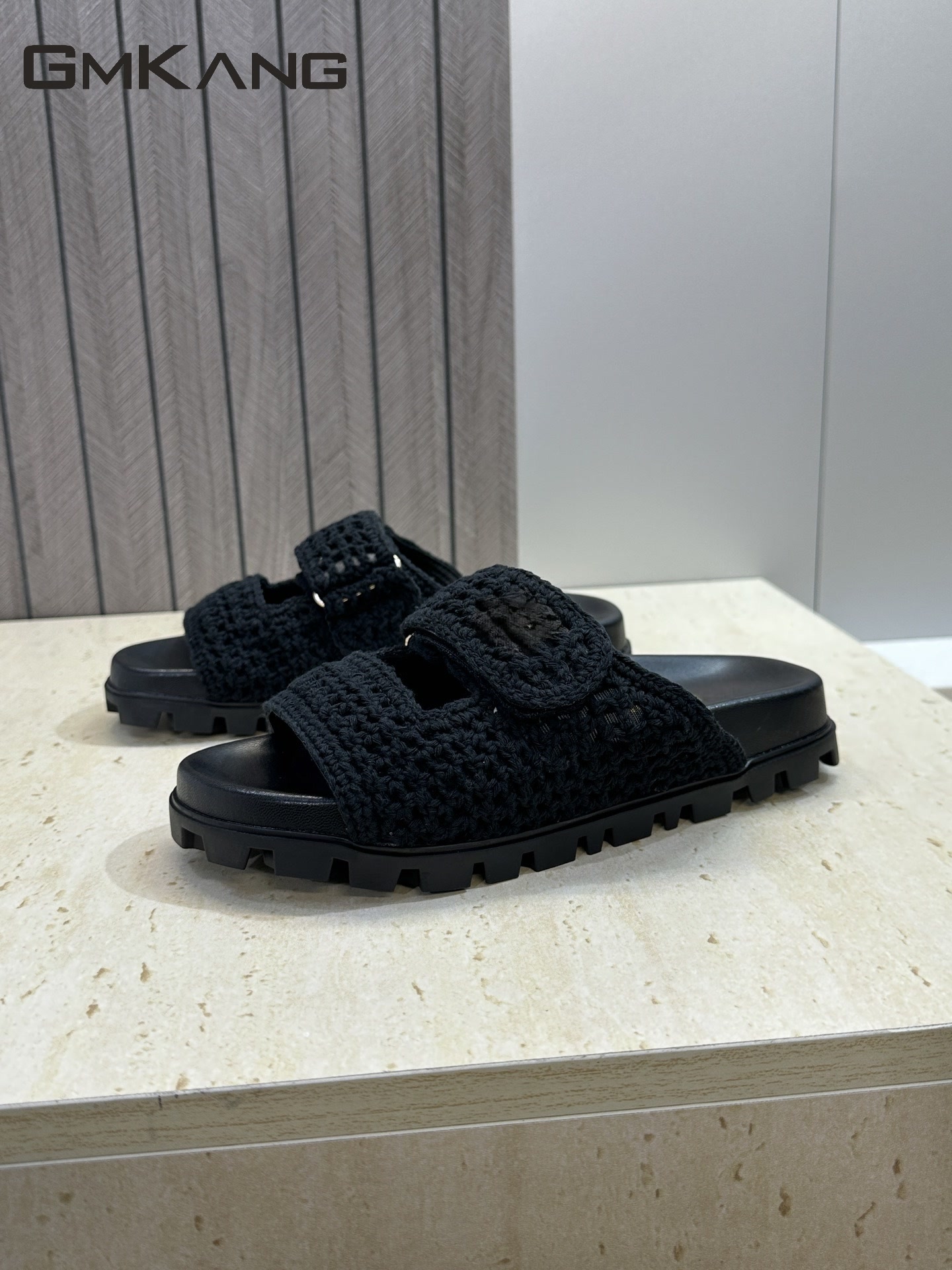 Sandalias de Plataforma Tejida - Velcro Strap Sandal reseña y precio