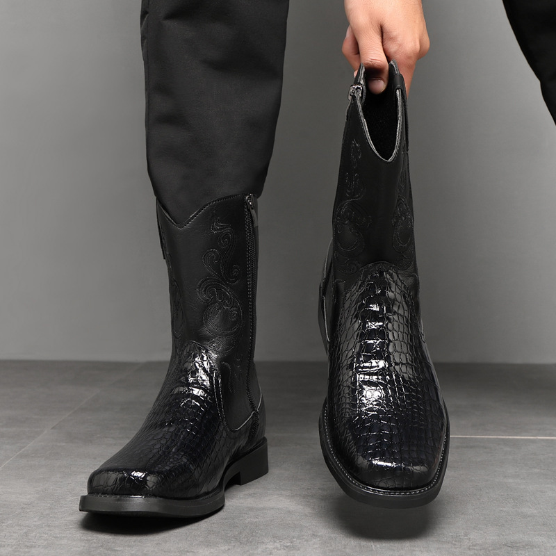 Botas de vaquero altas y ancha - Men'S Shoes With Wide Toe Box reseña y precio
