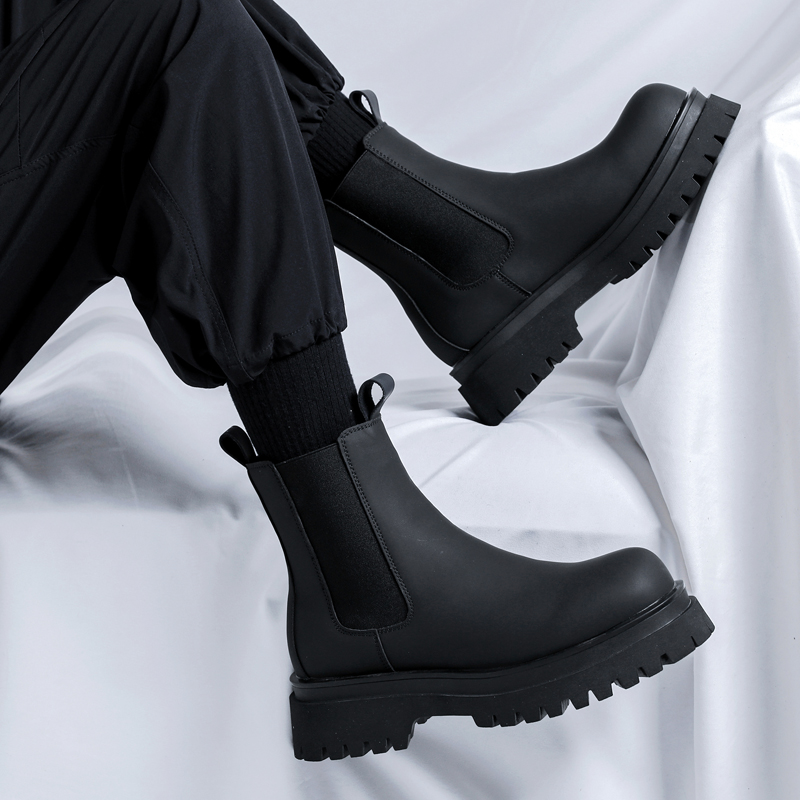 Botas de plataforma negras de  - Men Shoes Branded reseña y precio