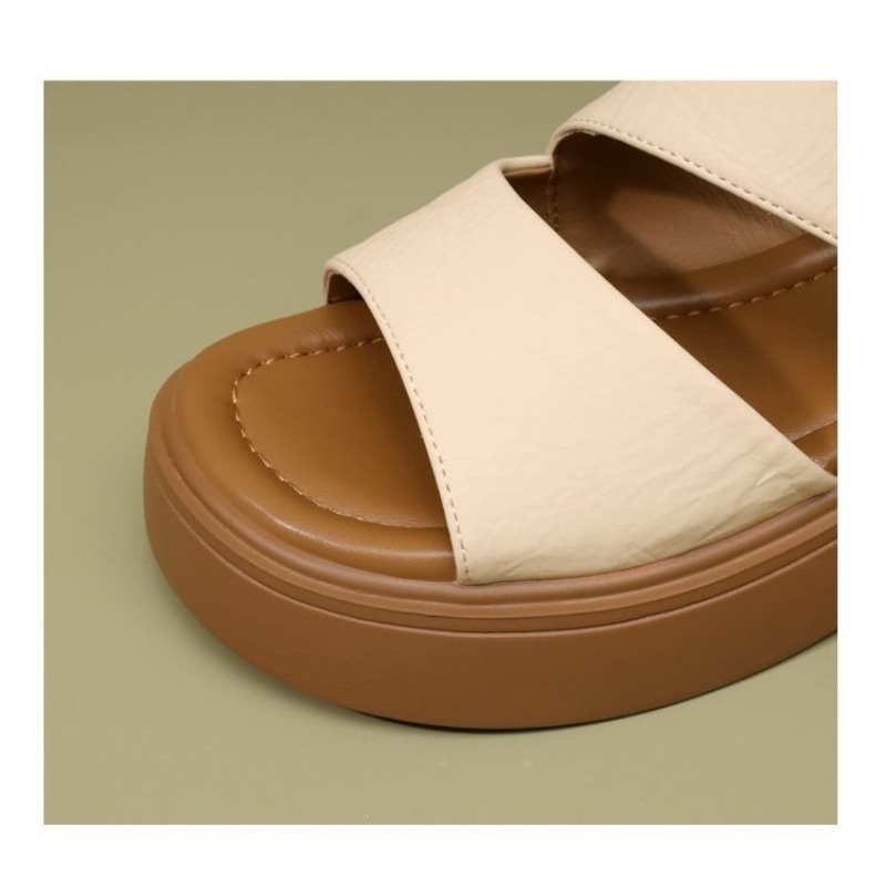 Sandalias Planas de Mujer con  - Velcro Strap Sandal reseña y precio